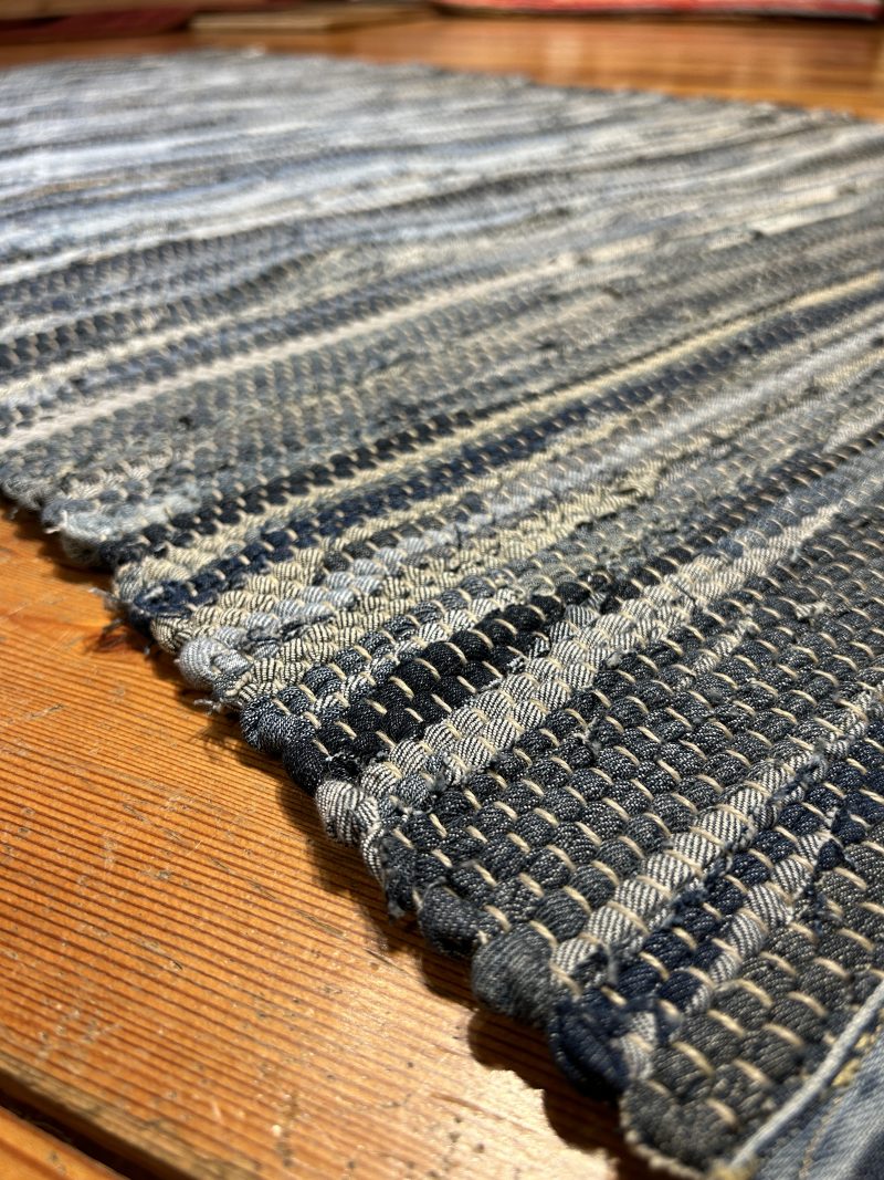 Teppich in Jeansoptik